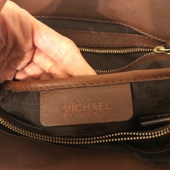 Michael kors brown leather tote bag - Picture 14 of 15